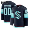Lapsille NHL Seattle Kraken Pelipaita Custom Fanatics Premium 2024-25 koti Navy